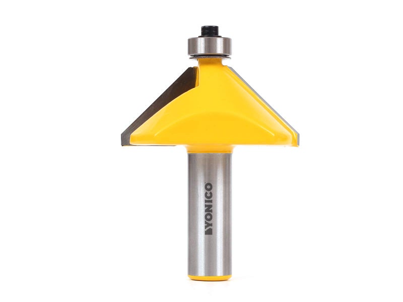 YONICO Router Bits Edge Forming Chamfer 45 Degree 1/2-Inch Shank 13916 - Image 1